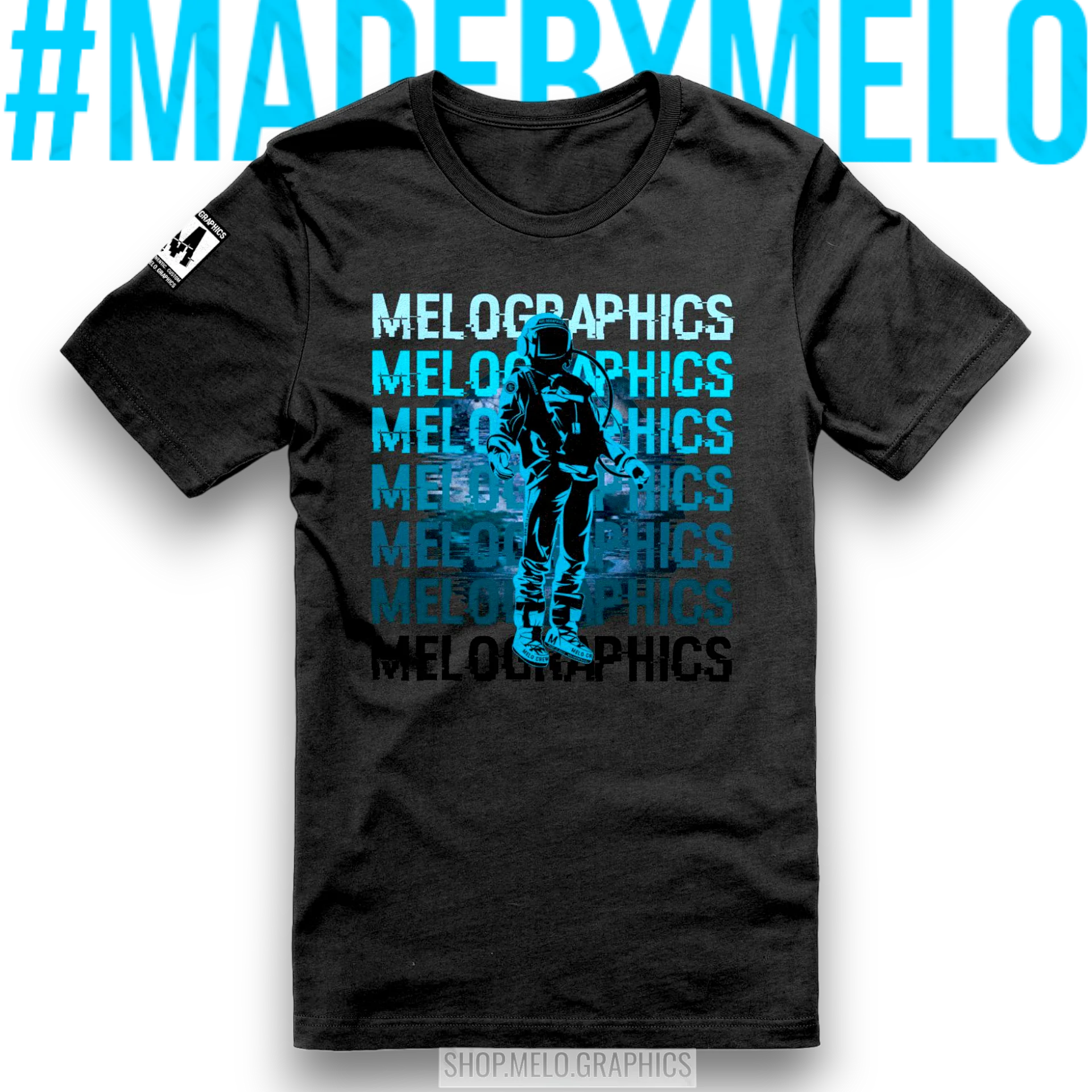Spacefarer Blues - Premium T-Shirt | #MadeByMELO product image (2)