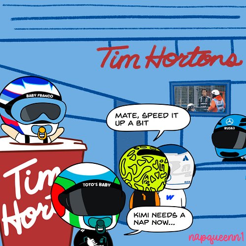 A nap sounds like a good deal rn 

#f1fanart #canadagp #montrealgp #racerecap