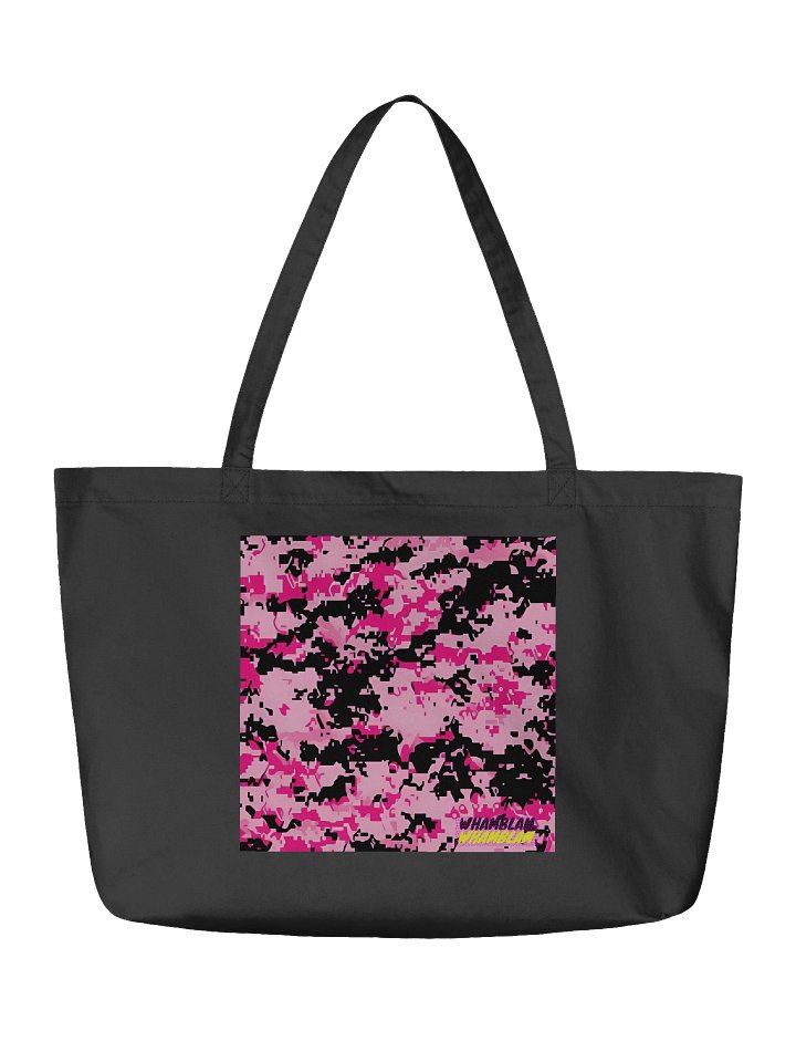 Pixelated Pink Camo Tote Bag product image (2)
