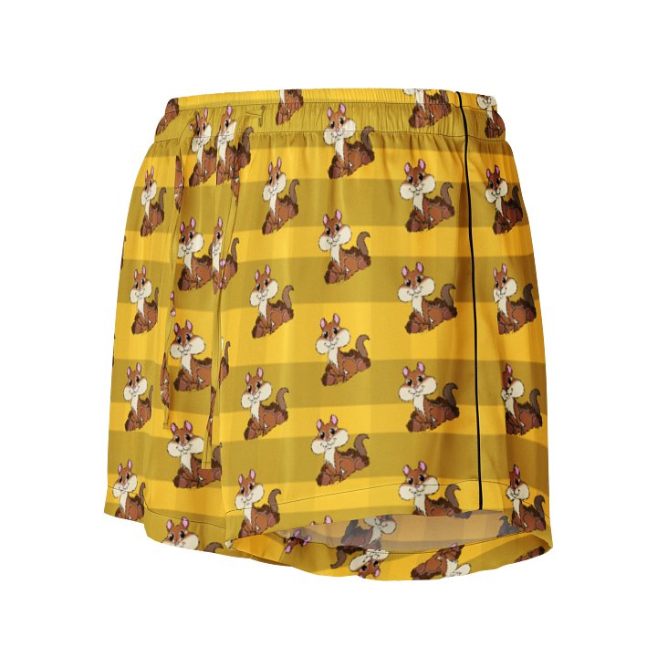 "Cheeky Chipmunk" Pattern - Women's Pajama Shorts product image (1)