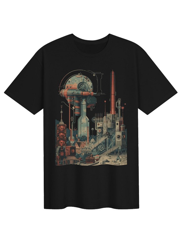 Surreal Industrial Skyline T-Shirt product image (1)