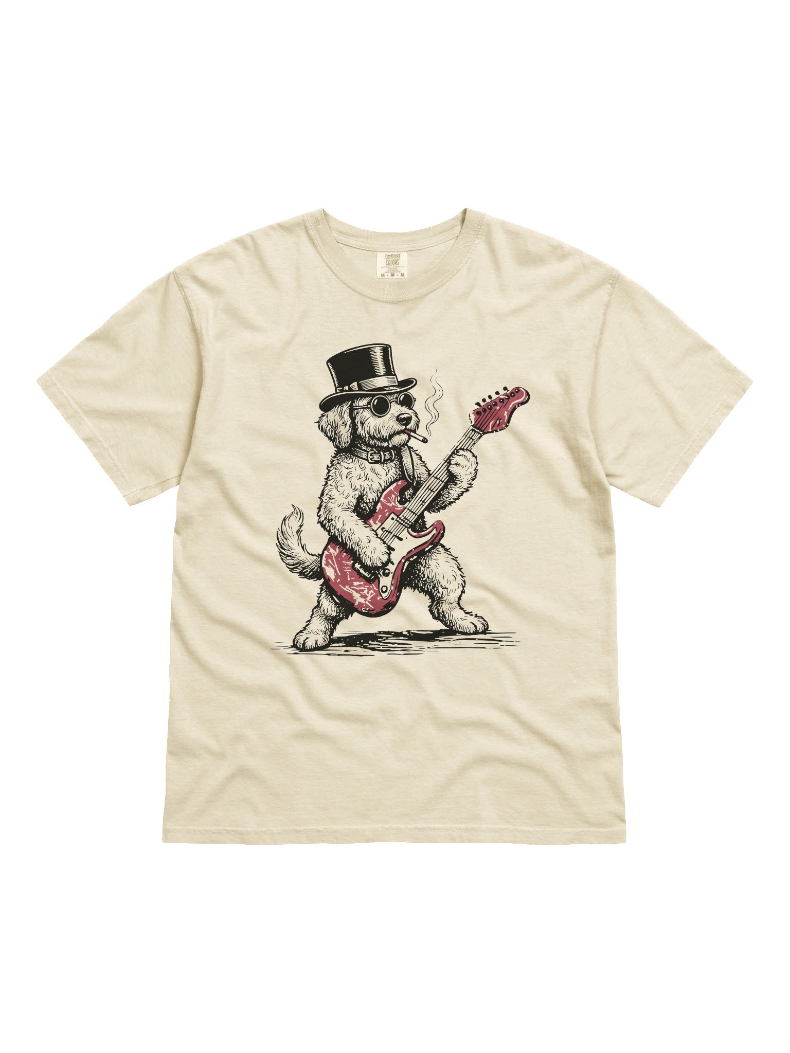Rocker Guitar Dood Comfort Colors Garment-Dyed Heavyweight T-Shirt product image (2)