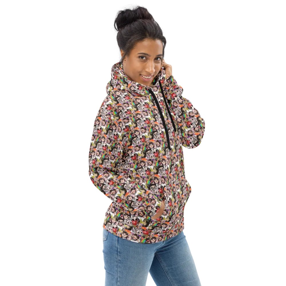 Emote All Over Pattern Hoodie product image (2)