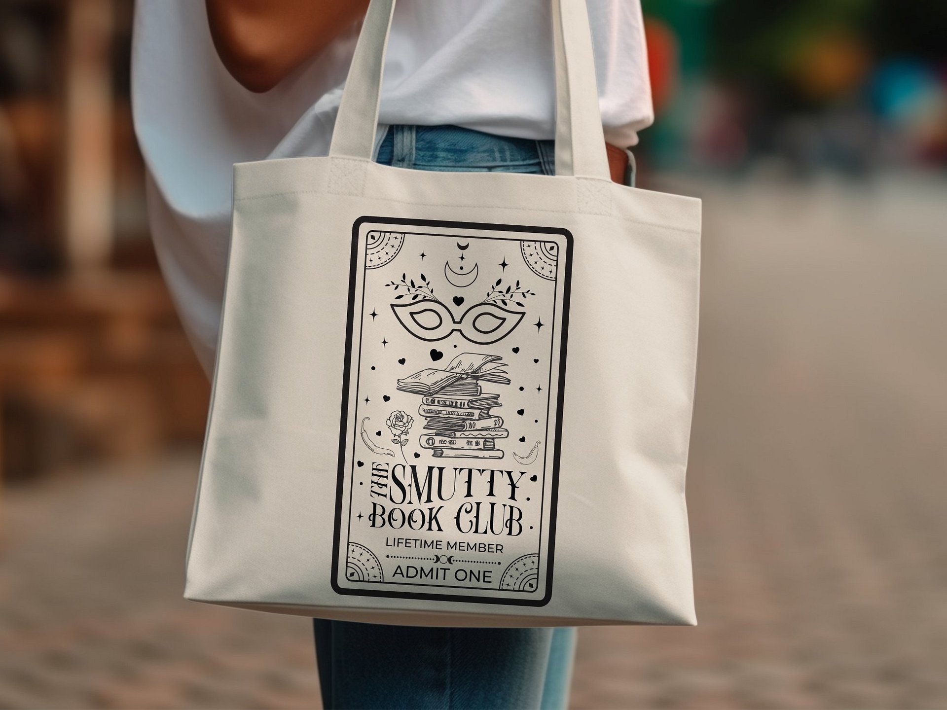 Smutty Book Club Dark Romance Witchy Book Reader SVG PNG, Sublimation Clipart for Shirt, Mug Designs, Printable Wall Art, Digital Download product image (4)