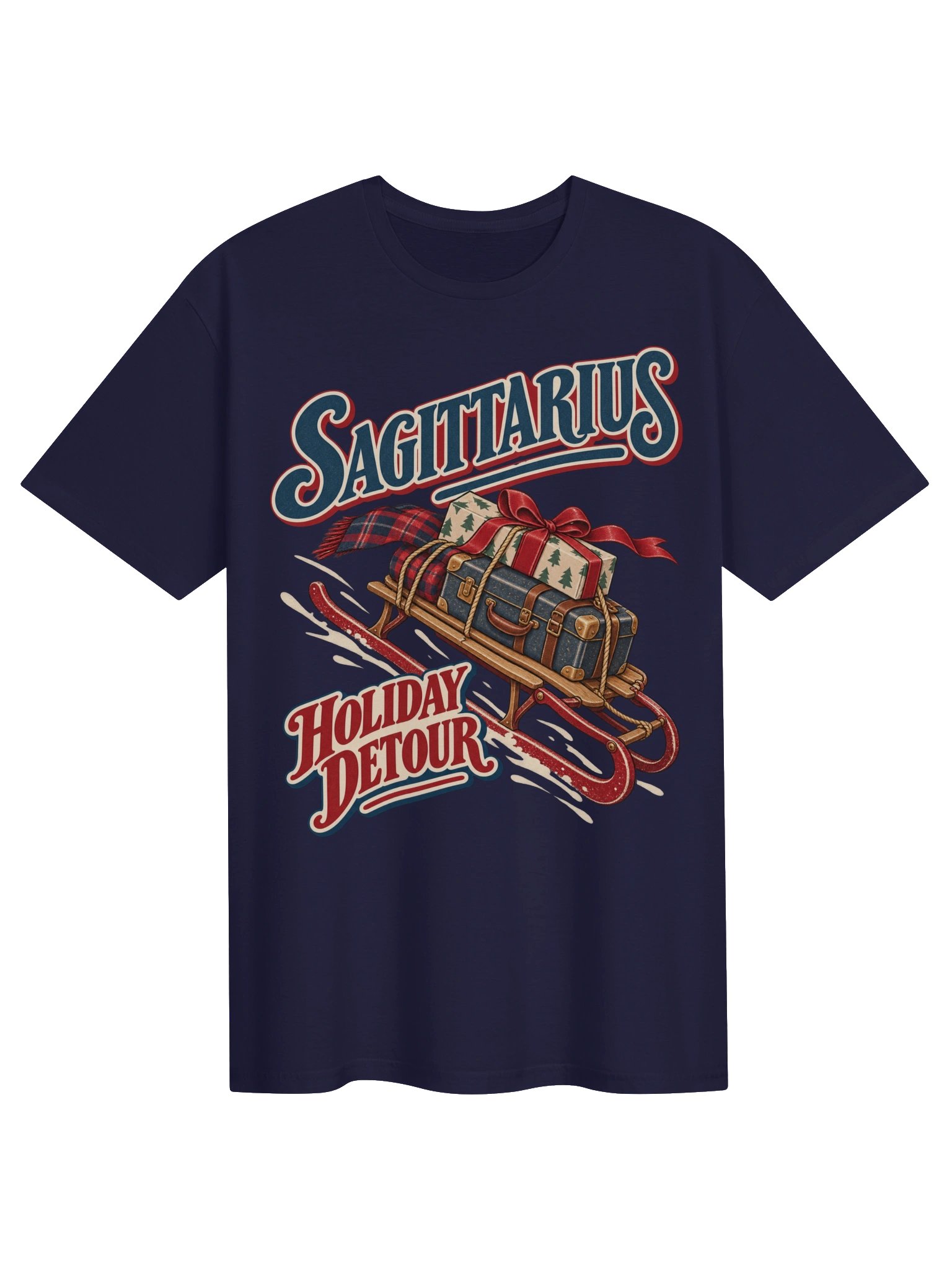 Sagittarius Holiday Detour Christmas T-Shirt product image (1)
