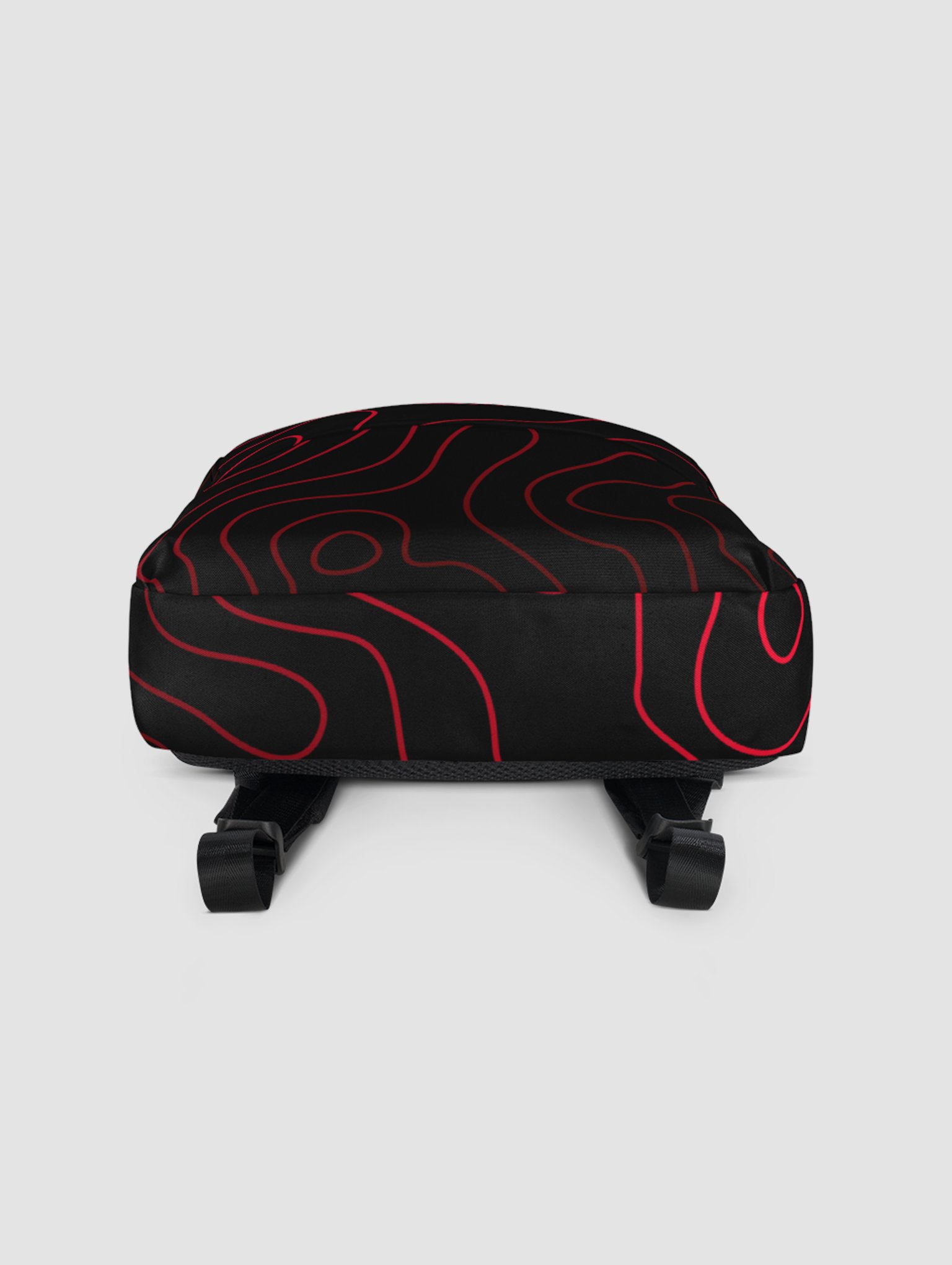 6ix Squad Backpack - Black & Red Topography product image (3)