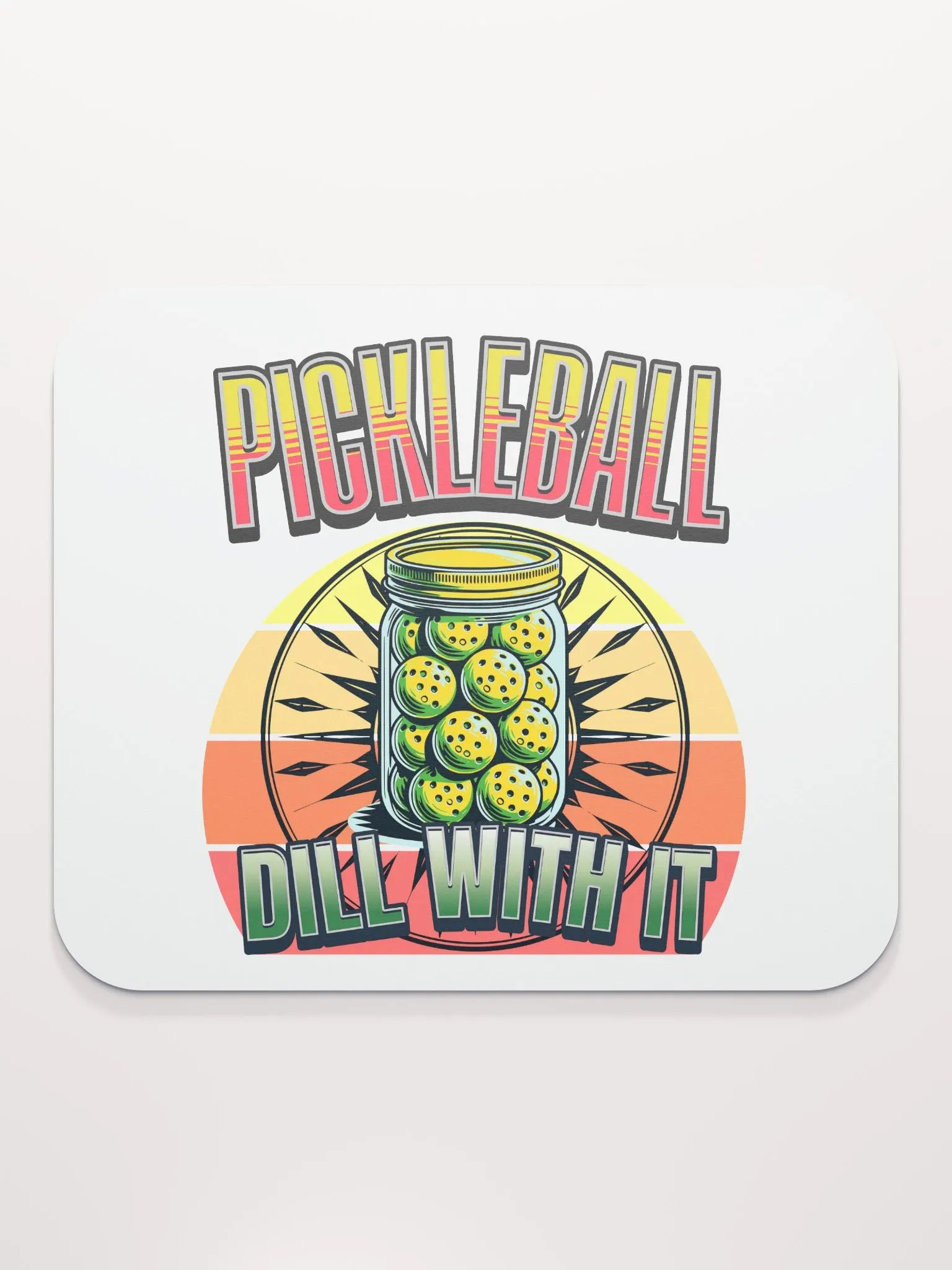 Dill With It Pickleball Mouse Pad product image (2)