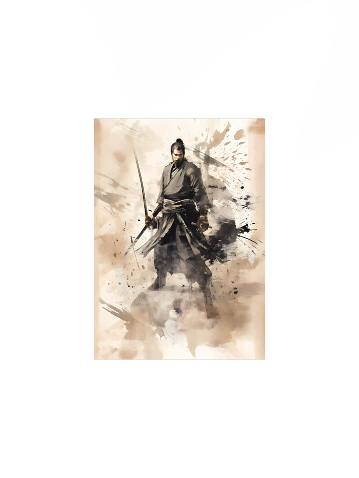 侍 | Japanese Muted Watercolor Wall Art Collection product image (1)