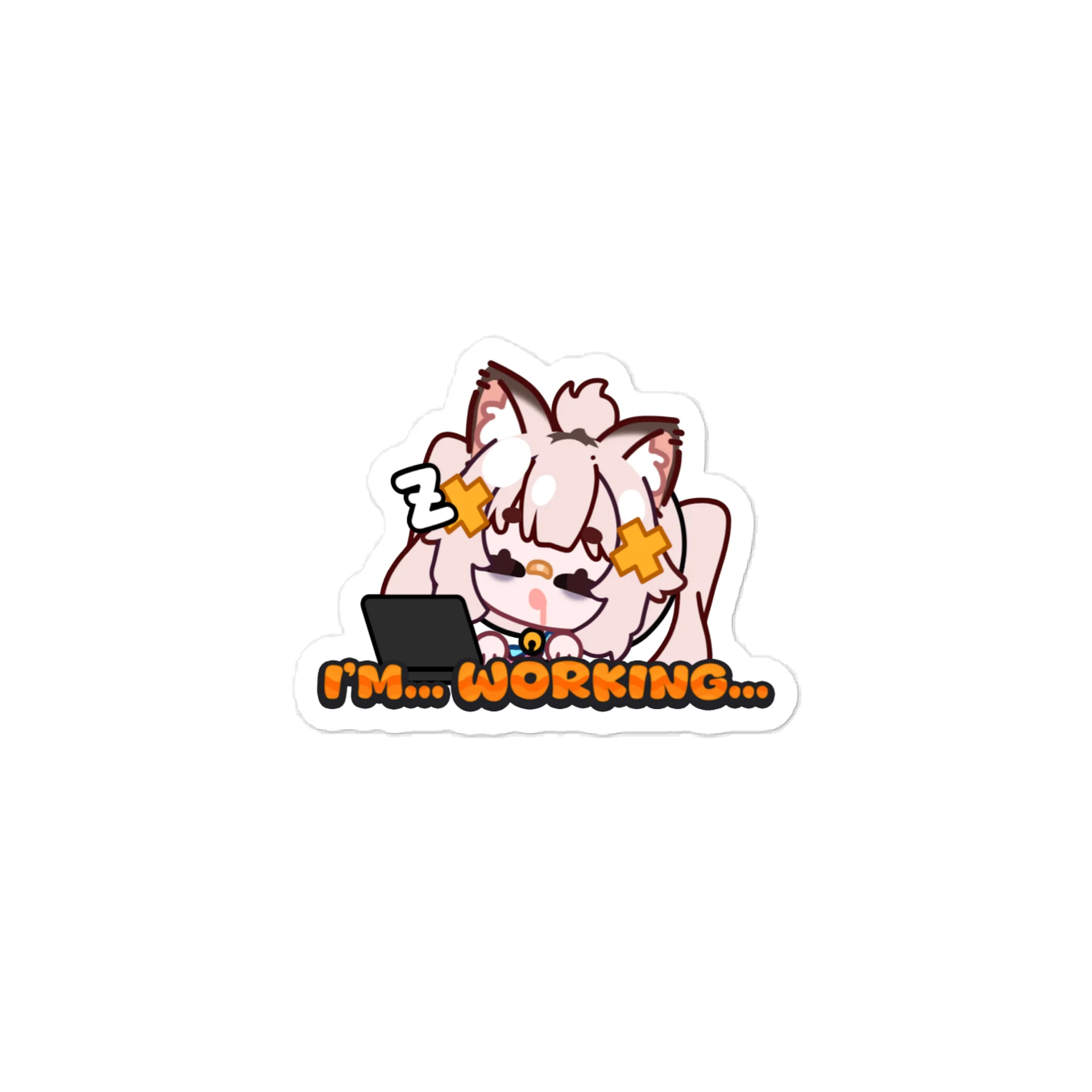 I'm... Working... - Vinyl Decal Sticker [ For Cars / Bottles / Laptops etc.] product image (1)