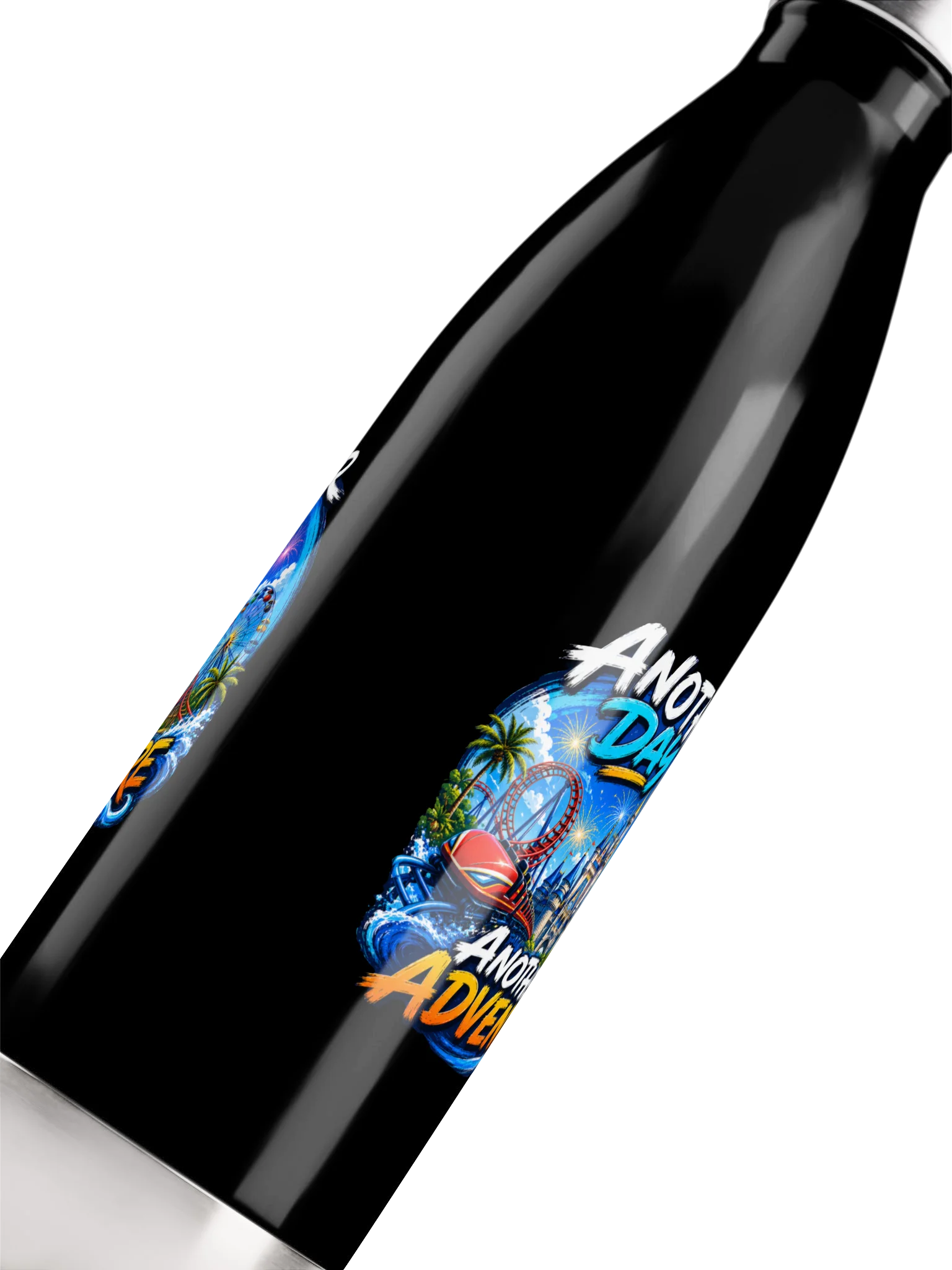 Another Day, Another Adventure Theme Park Stainless Steel Water Bottle product image (5)