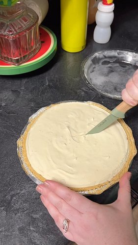 I made a Rootbeer float pie #cooking #pie #stream
