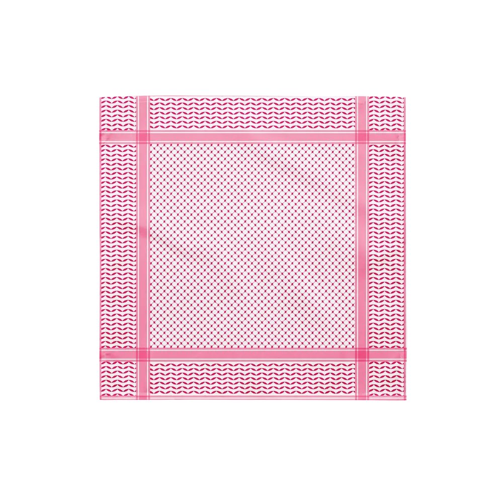 Aesthetic Pink Kufiya Bandana product image (1)