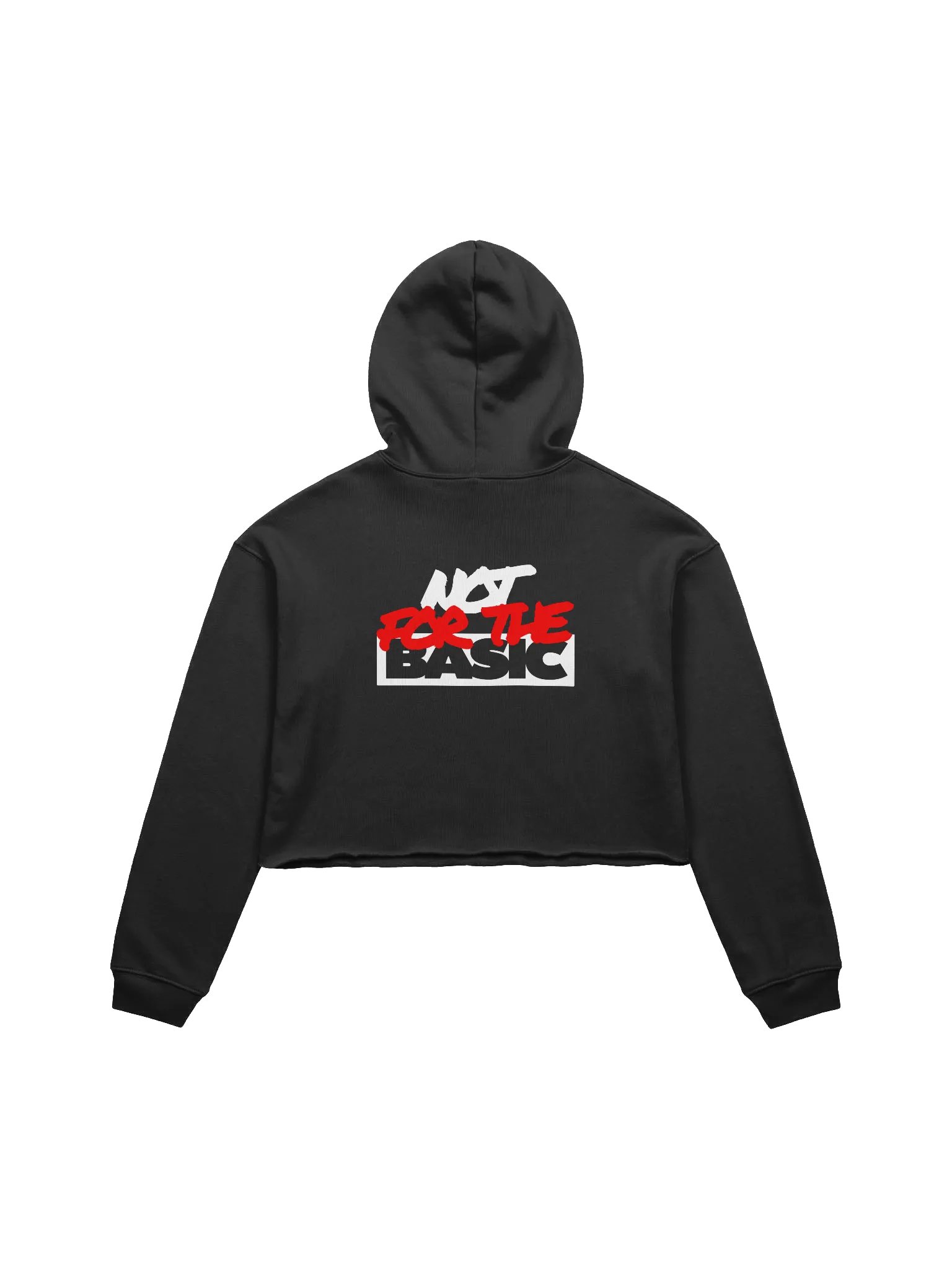 Not Basic Women's Fleece Crop Hoodie product image (1)
