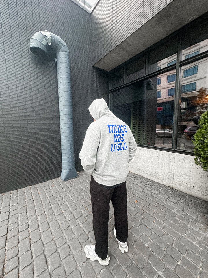 Make Me Well, Mark 5:34 Hoodie (Blue) product image (2)