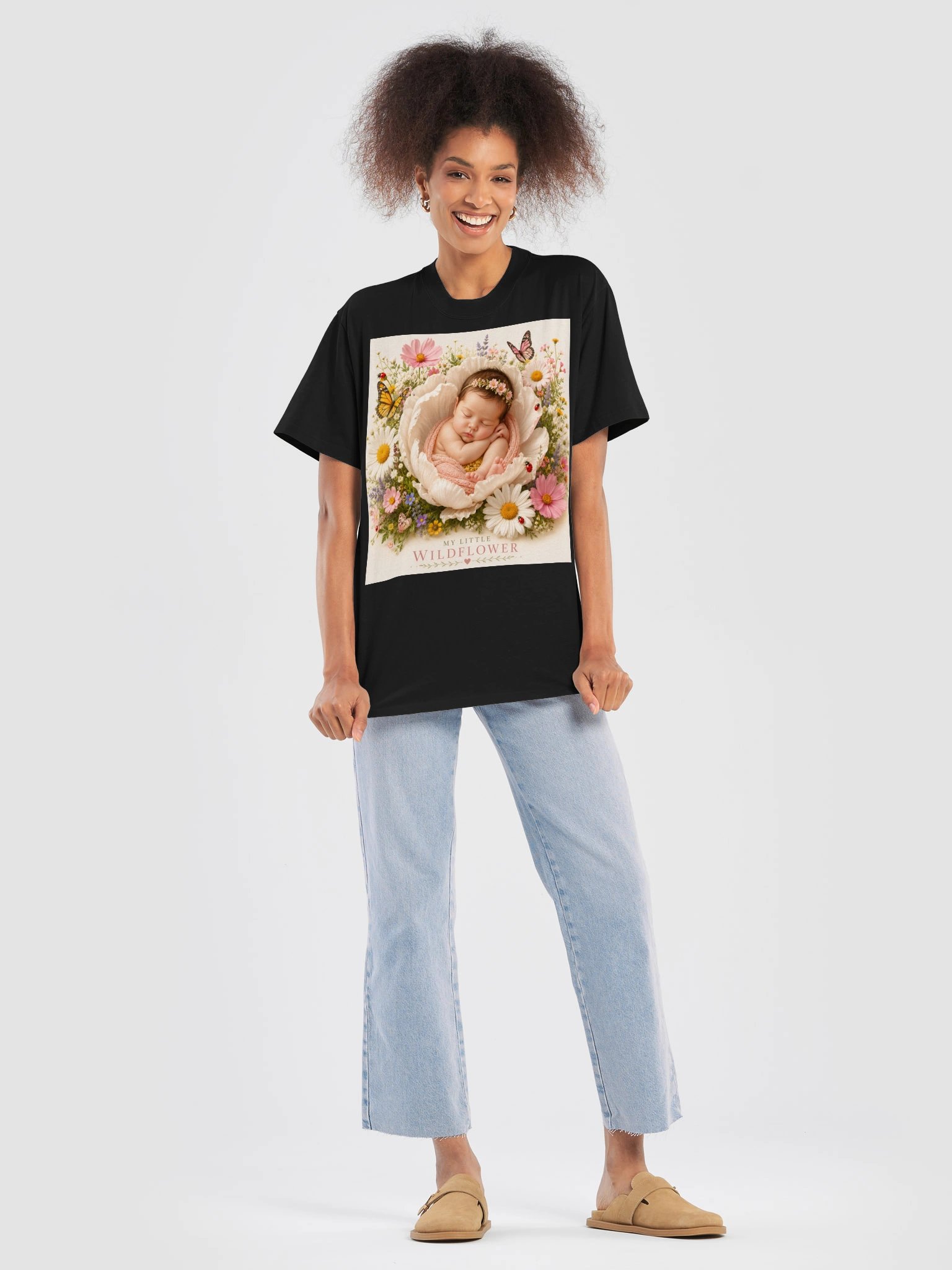 My Little Wildflower T-Shirt | New Baby Gift, Baby Shower, Expecting Mom & Newborn Gift product image (8)