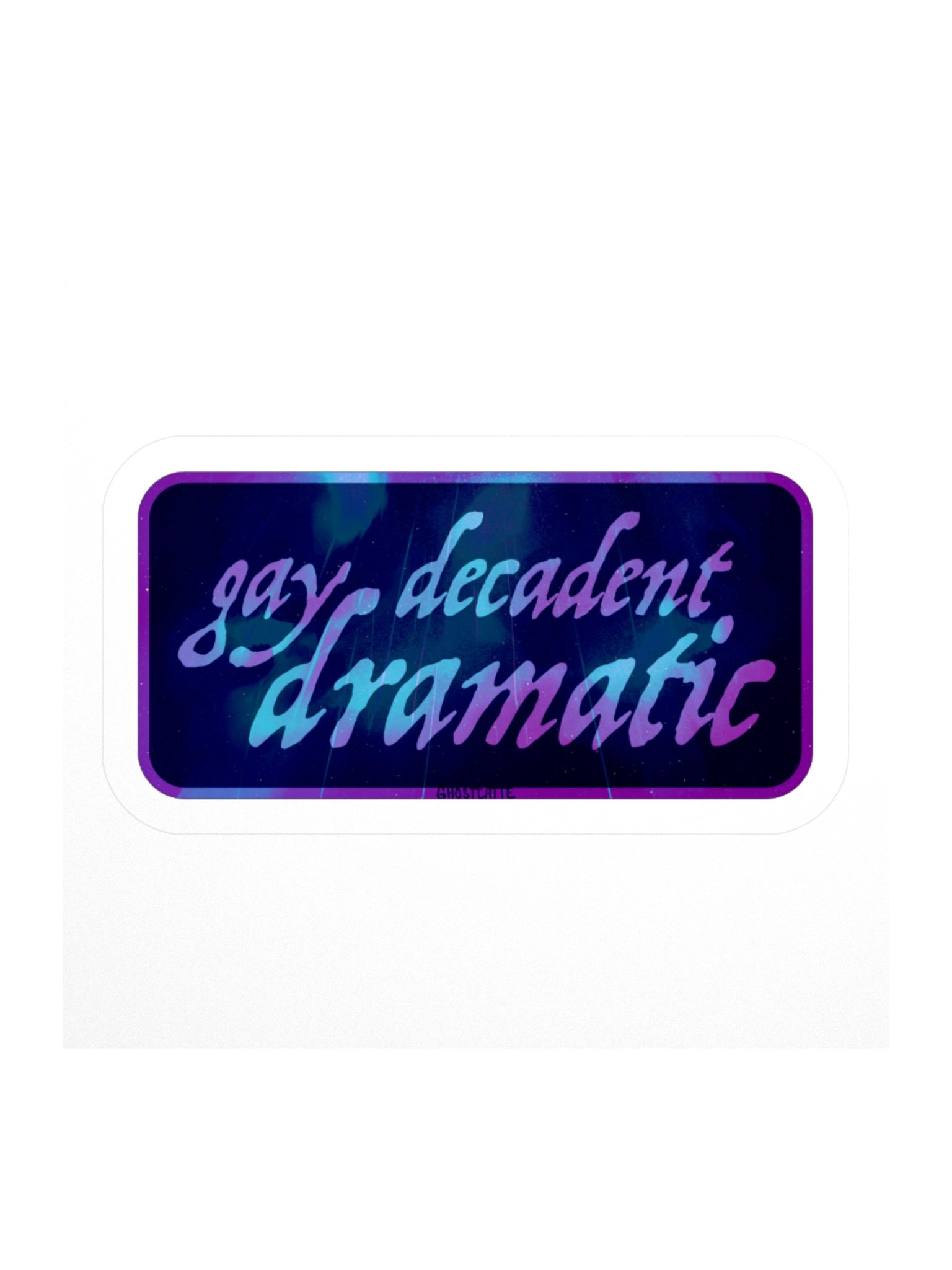 gay, decadent, dramatic sticker product image (2)