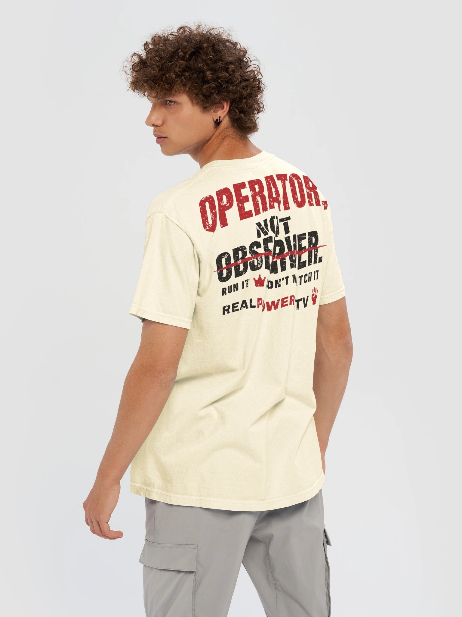 OPERATOR, NOT OBSERVER. Tee — The Saying Wall product image (6)