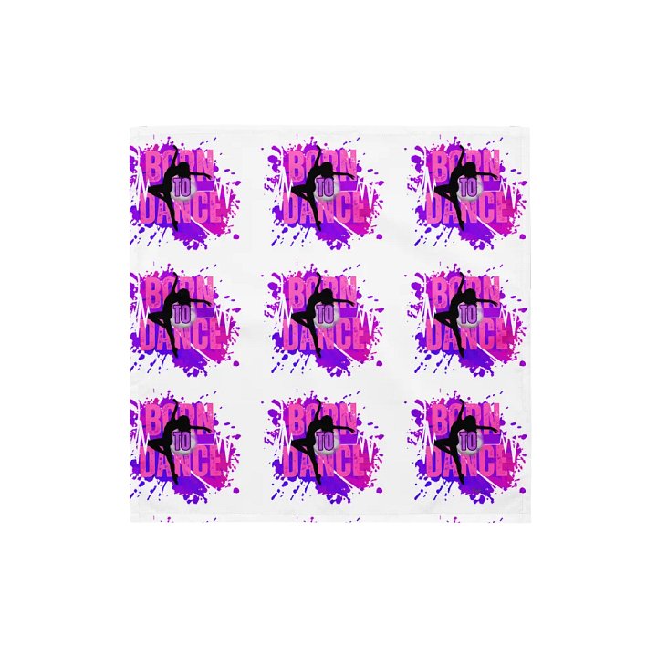 Born to Dance Her Silhouette Patterned Print Bandana product image (1)