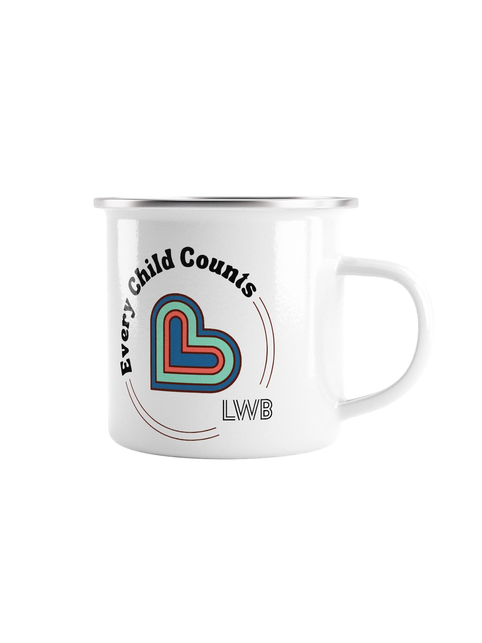 Retro LWB Enamel Mug product image (1)