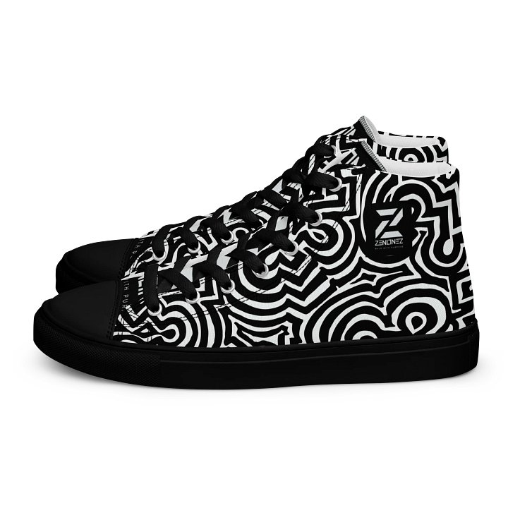 Optical Allusion Men's High Top Sneakers product image (1)