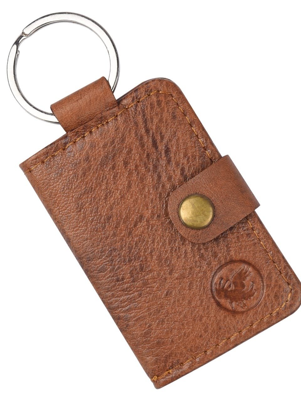 Genuine Leather Keychain with 2 Inner Pockets product image (1)