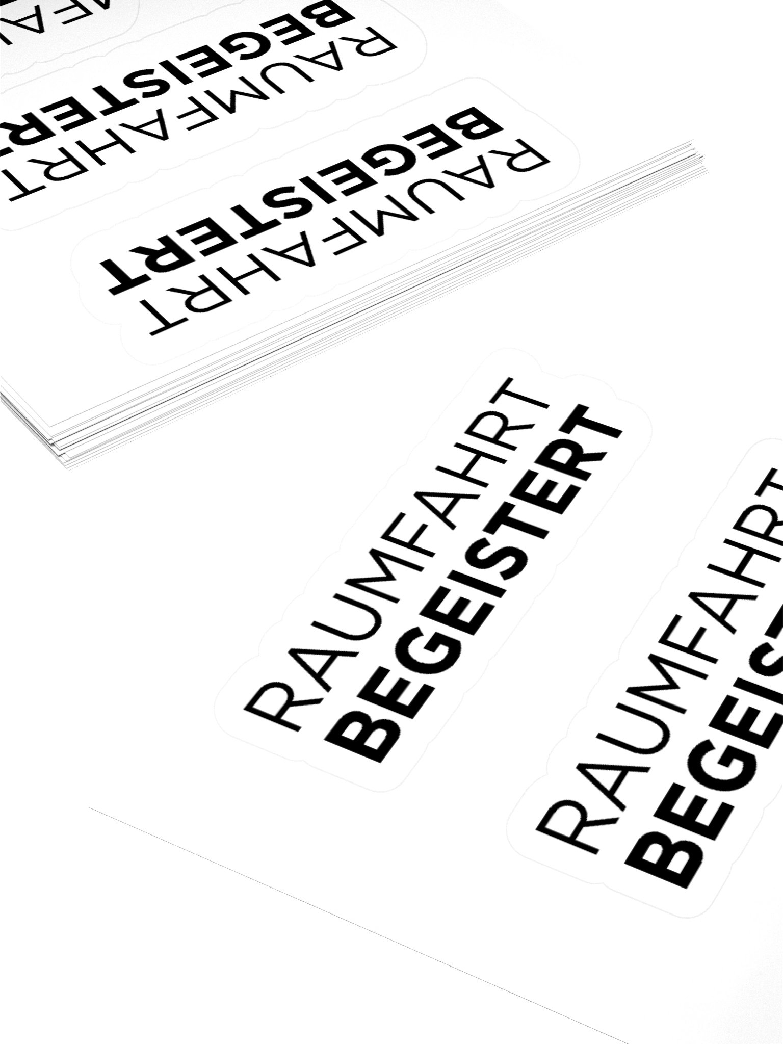 RAUMFAHRT BEGEISTERT Sticker product image (15)