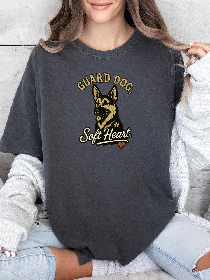 Guard Dog Soft Heart (German Shepherd) Tee product image (17)