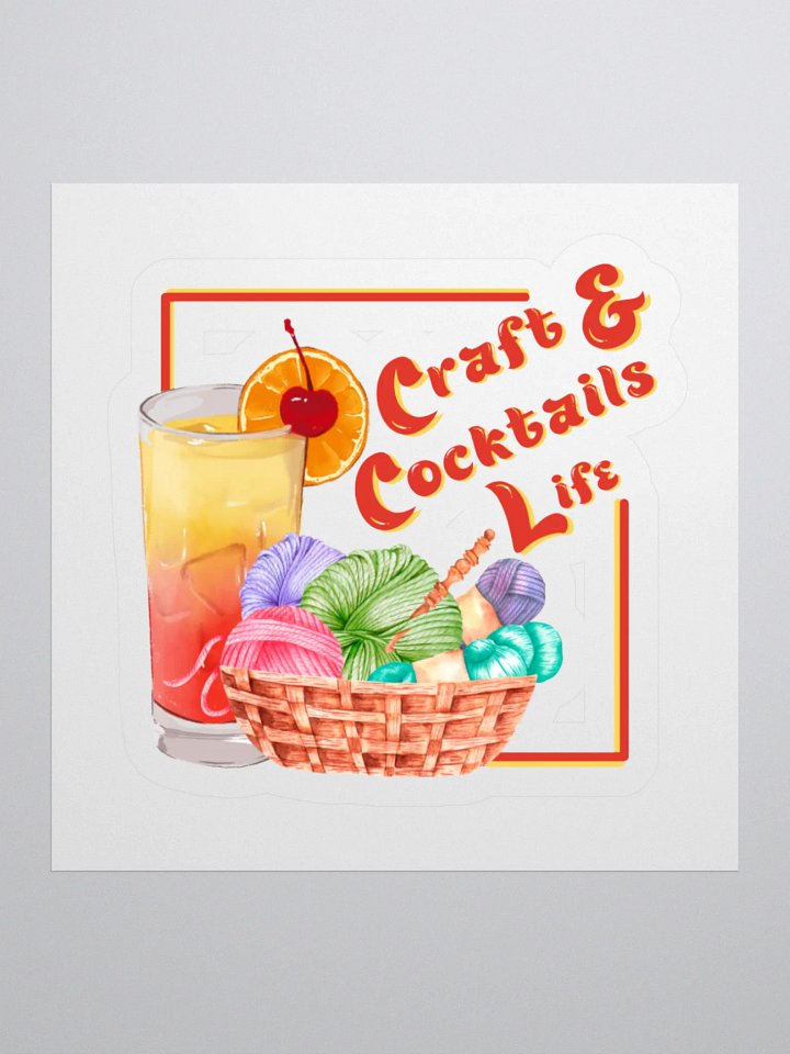 Craft & Cocktails Life Sticker product image (1)