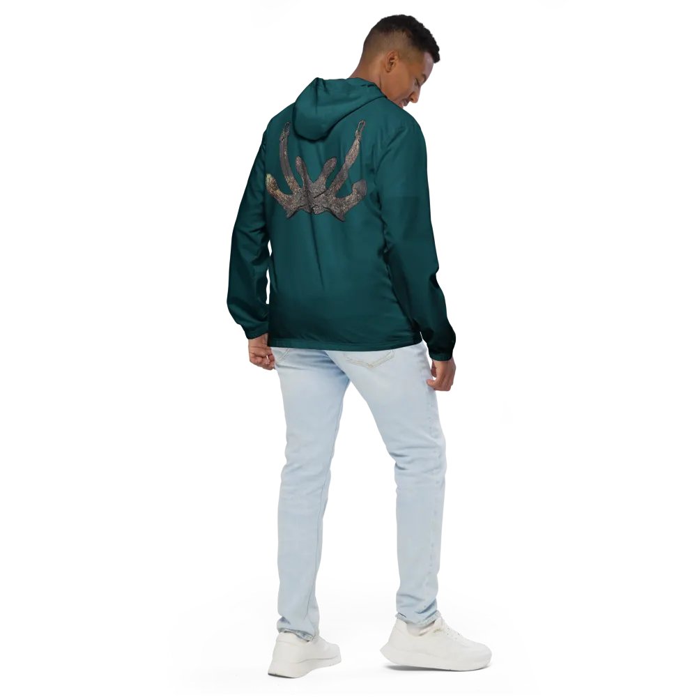Teal Anchor Windbreaker product image (1)
