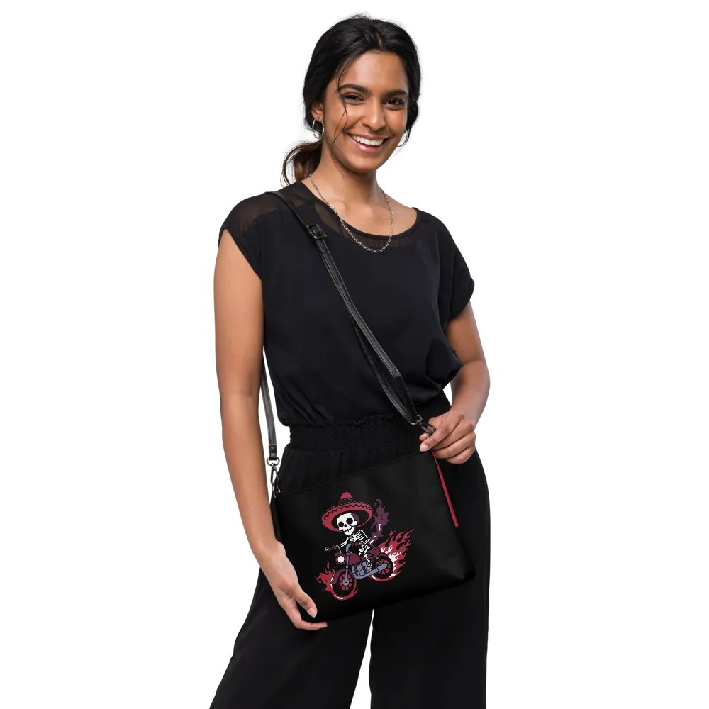 Bone to be Wild Flip-Sided Faux Leather Crossbody Bag product image (3)