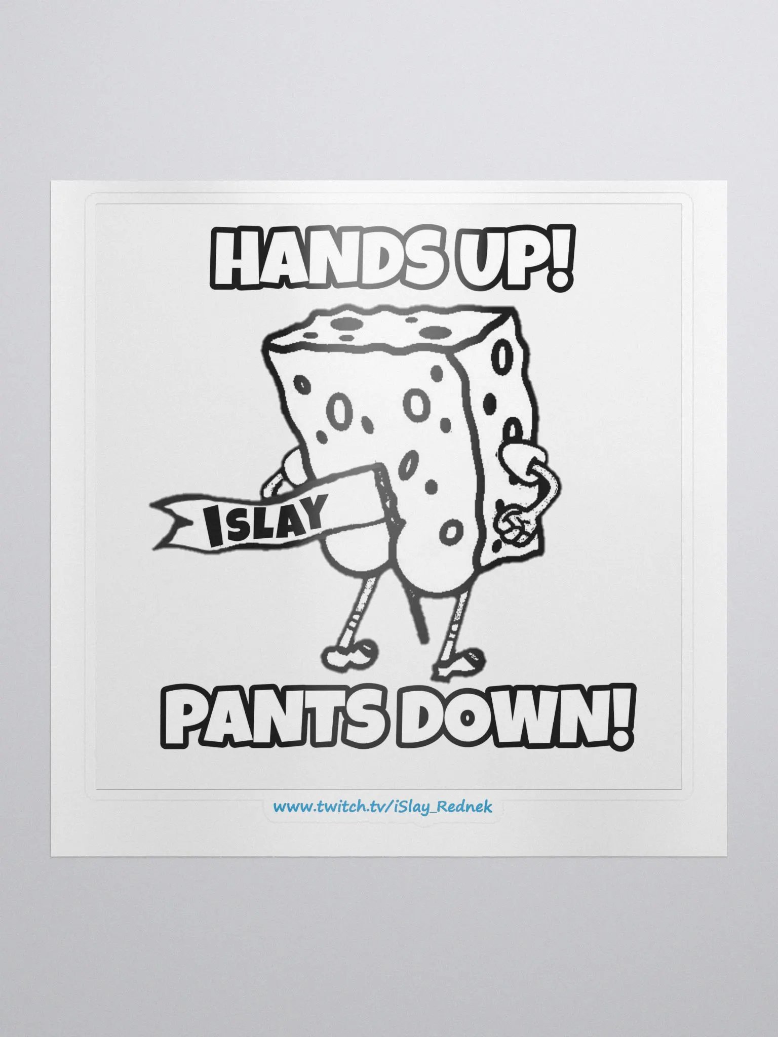 hands up sticker product image (1)