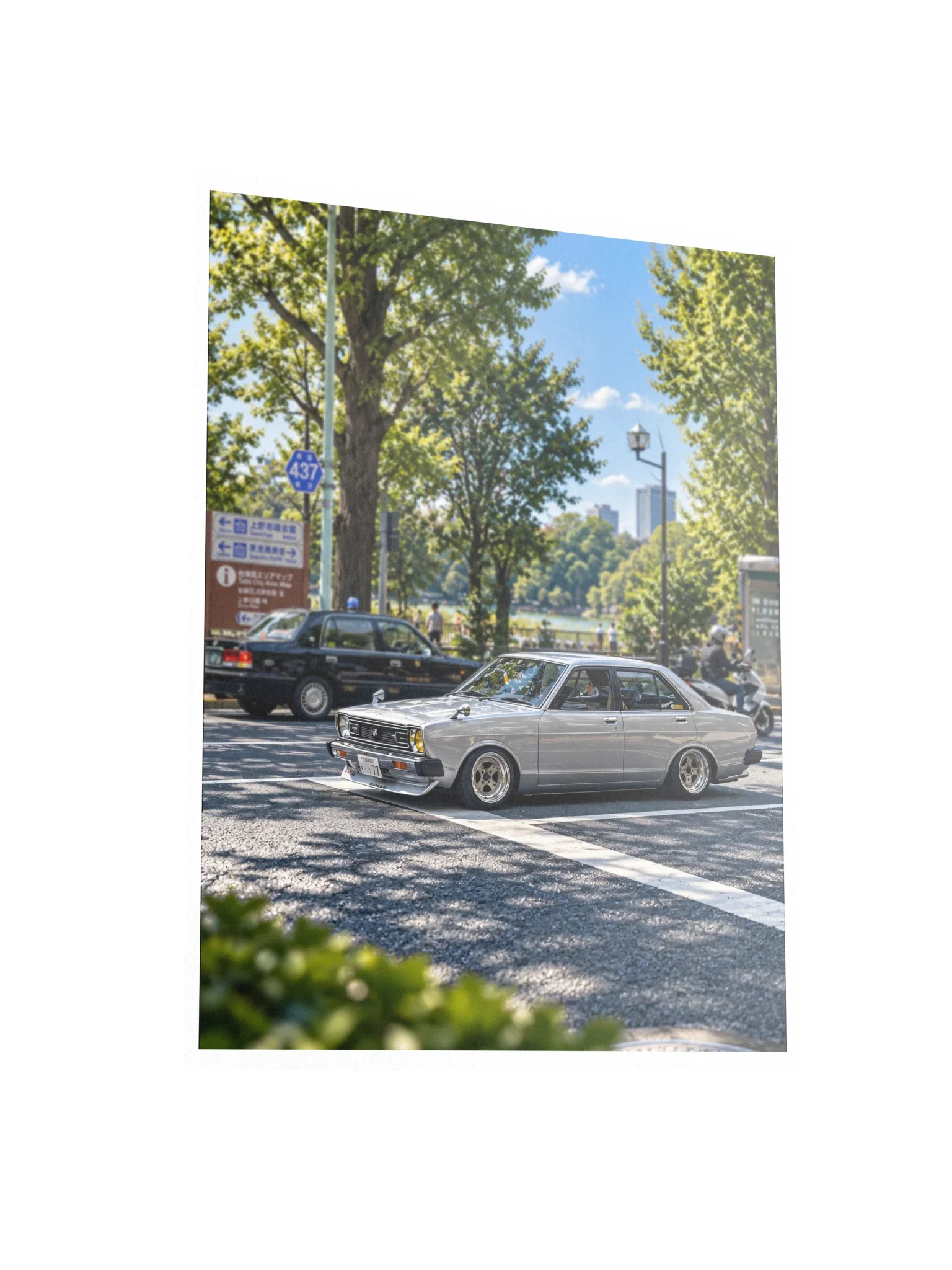 Datsun Sunny B310 at Ueno Park, Tokyo | Photo Print product image (5)