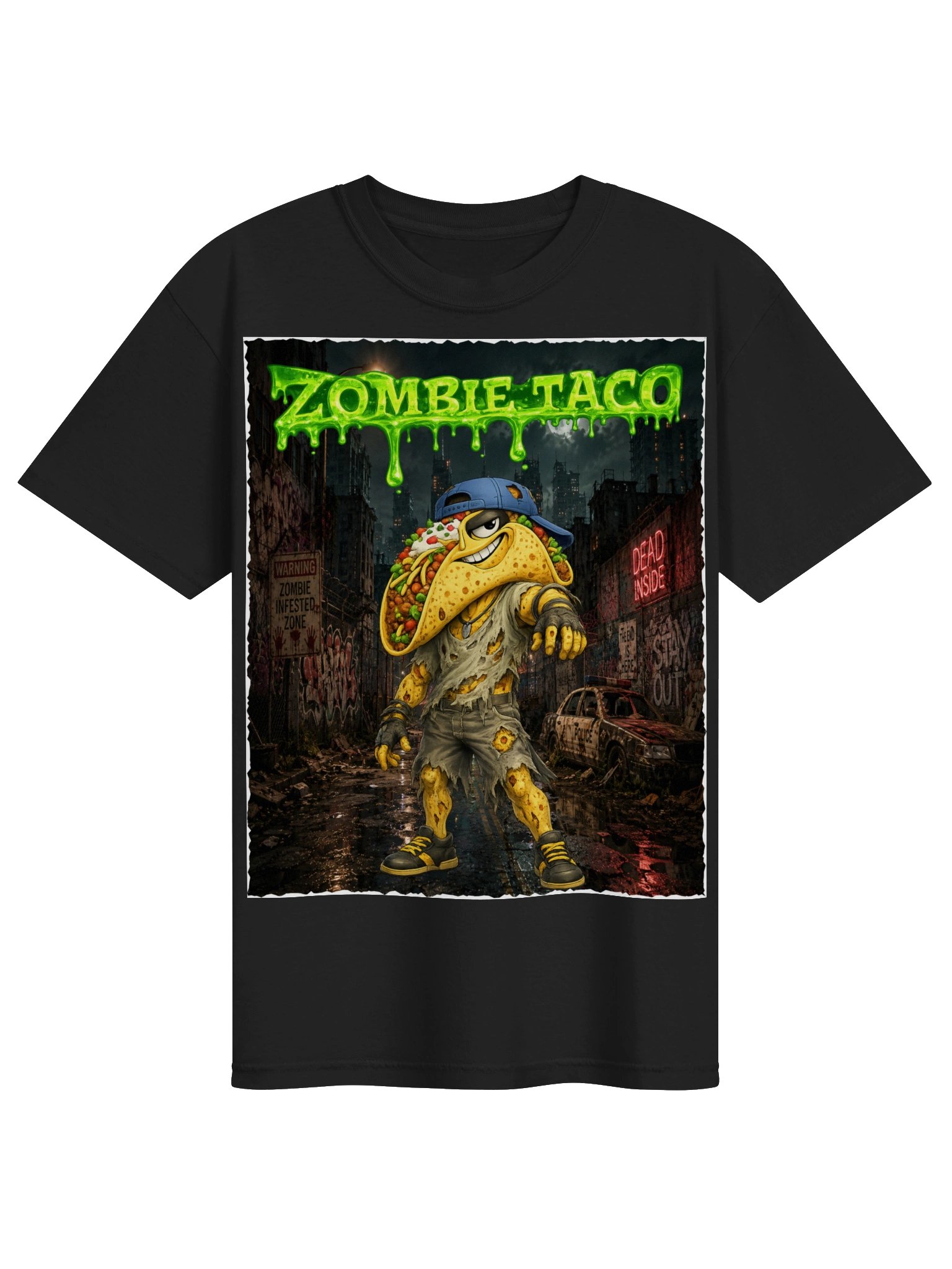 Zombie Taco Night T-Shirt - The Taco family product image (11)