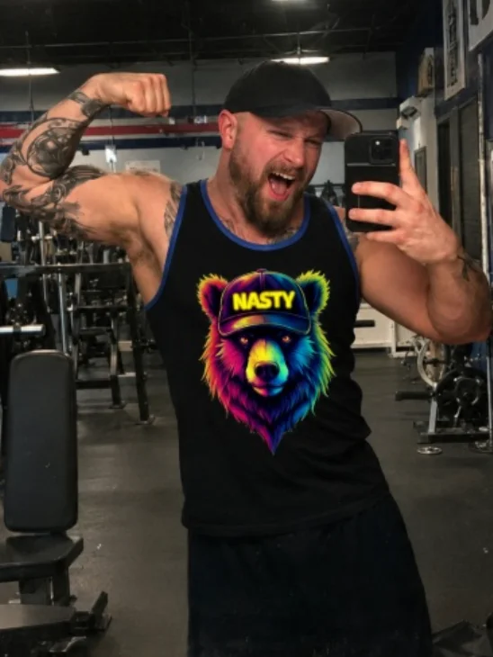 Nasty Bear Tank Top or T-Shirt product image (2)