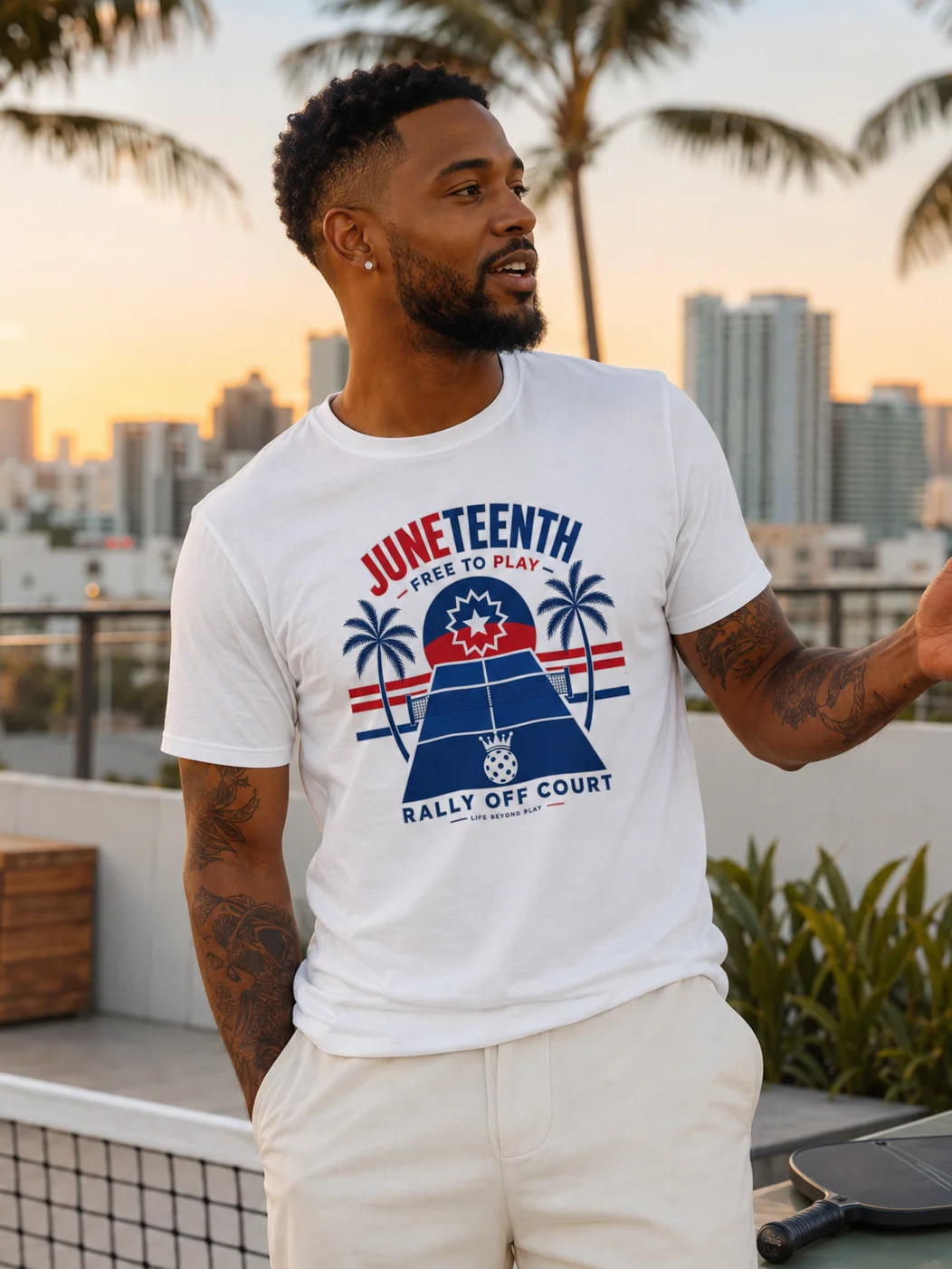 The Free to Play Tee — Slim Fit (FLAG) product image (8)