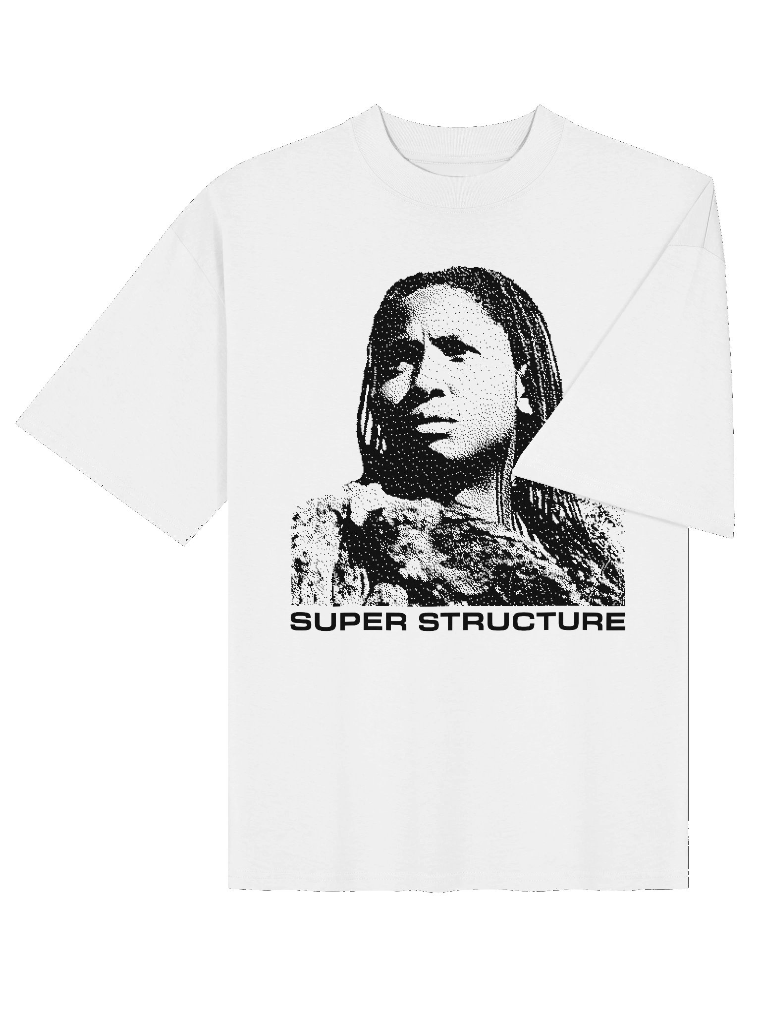 Tamil Tiger Title Oversized Organic Tee product image (4)