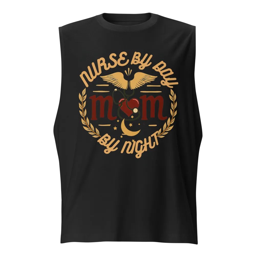 Nurse by Day Mom by Night Muscle Tank product image (1)