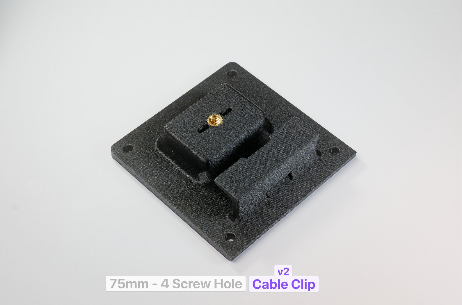 VESA 75mm to 1/4"-20 Adapter (4-screw) product image (2)