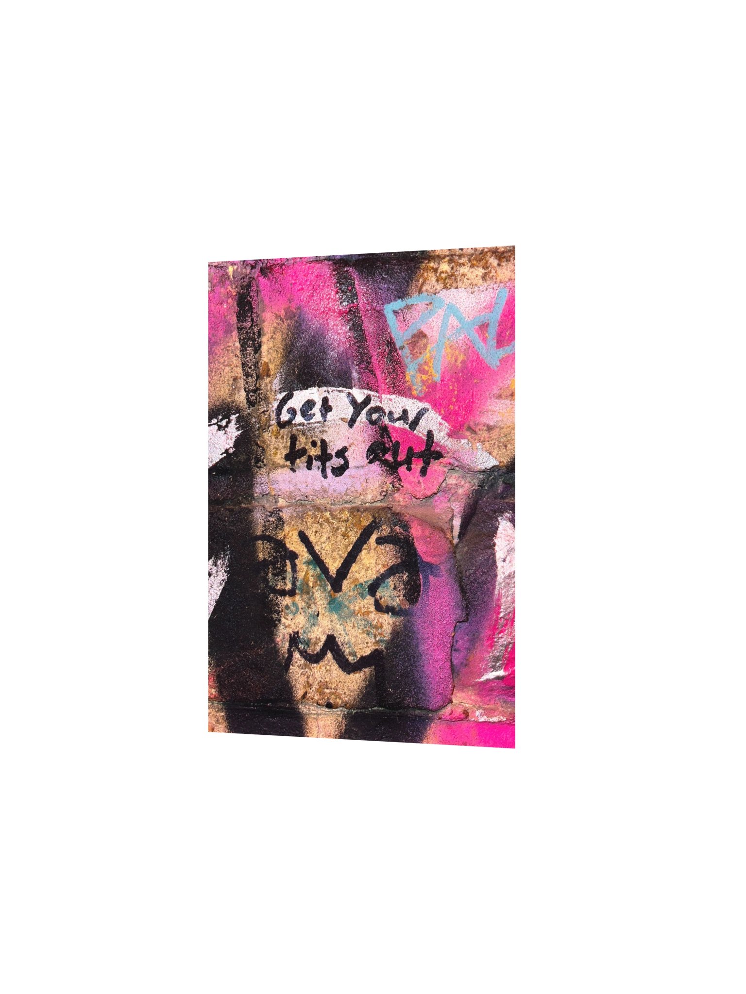 Get Your Tits Out Berlin Bathroom Wall Brick Wall Print product image (12)