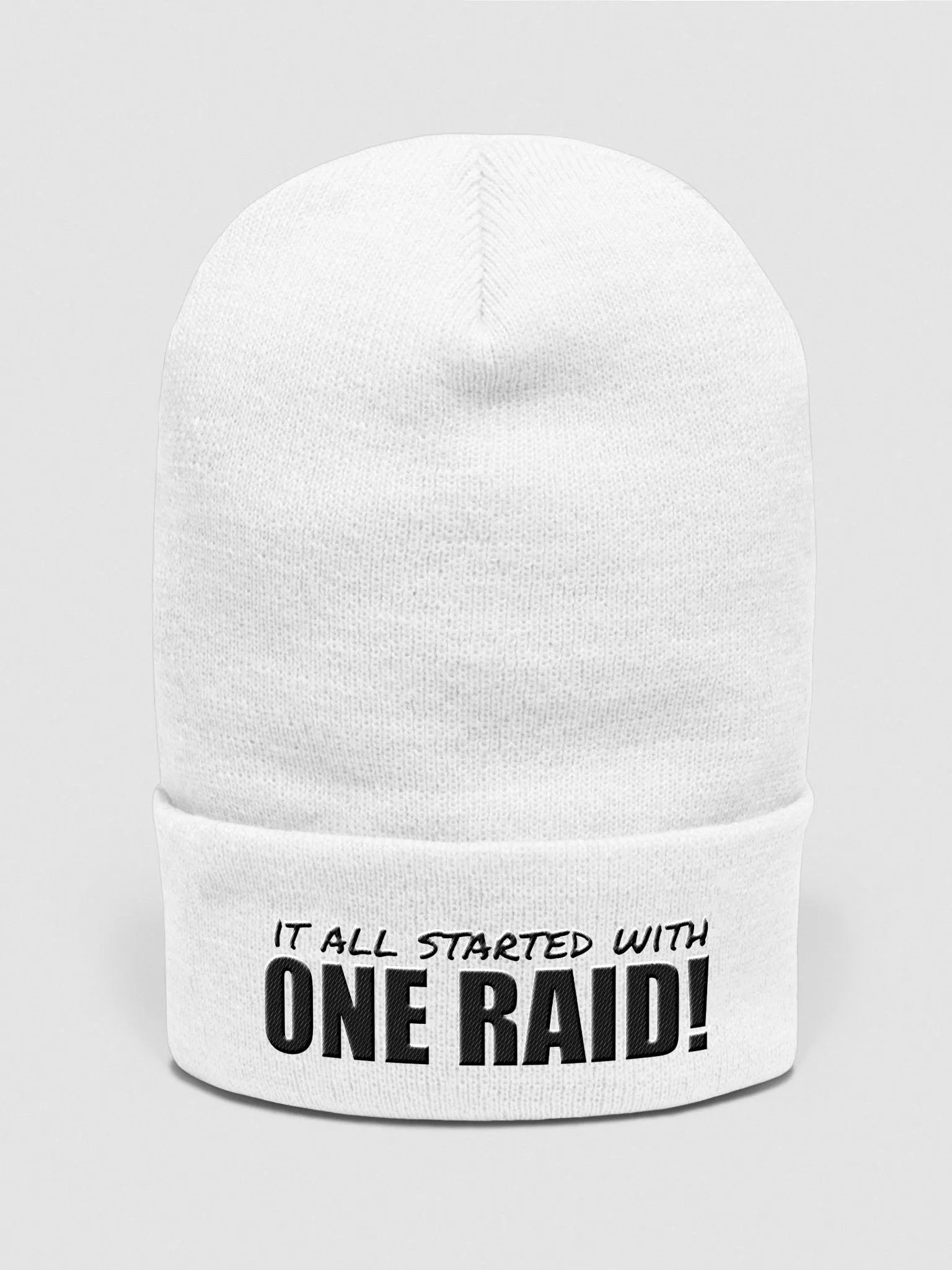 BnBriTv One Raid Beanie product image (1)