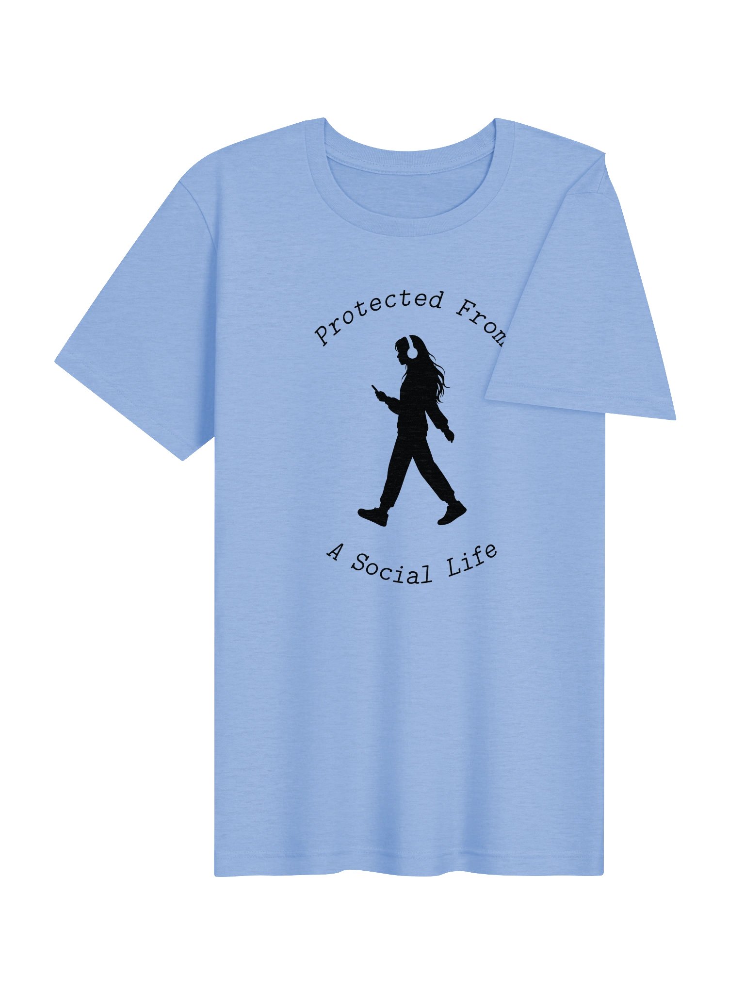 P.F.A.S.L. Girl Silhouette T-Shirt (Light) product image (3)