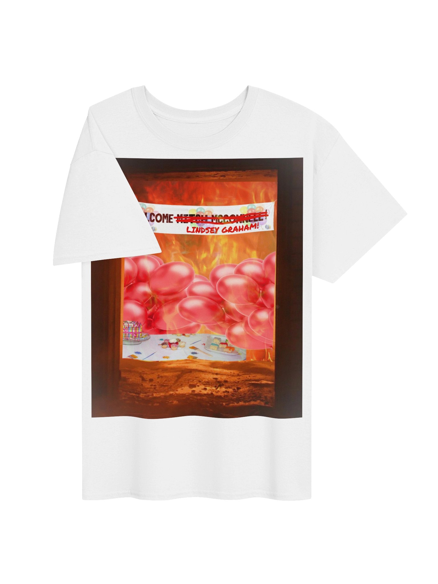 WELCOME LINDSEY GRAHAM! — T-SHIRT (LIGHT) product image (43)