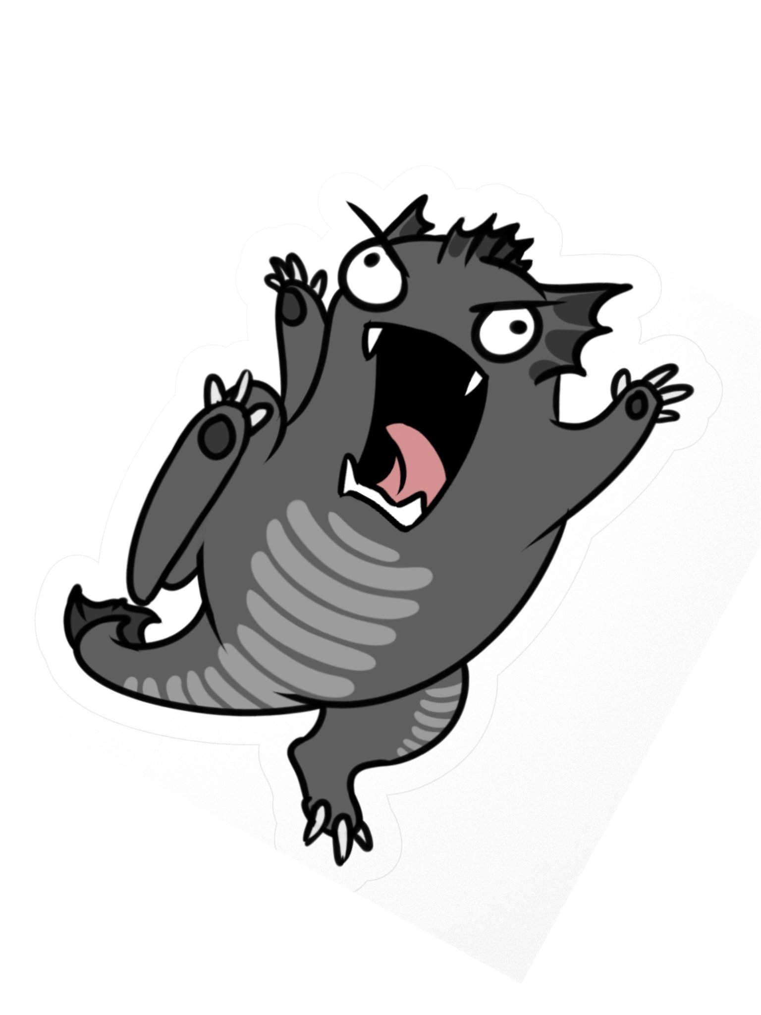 Angry Potato dragon Sticker product image (6)