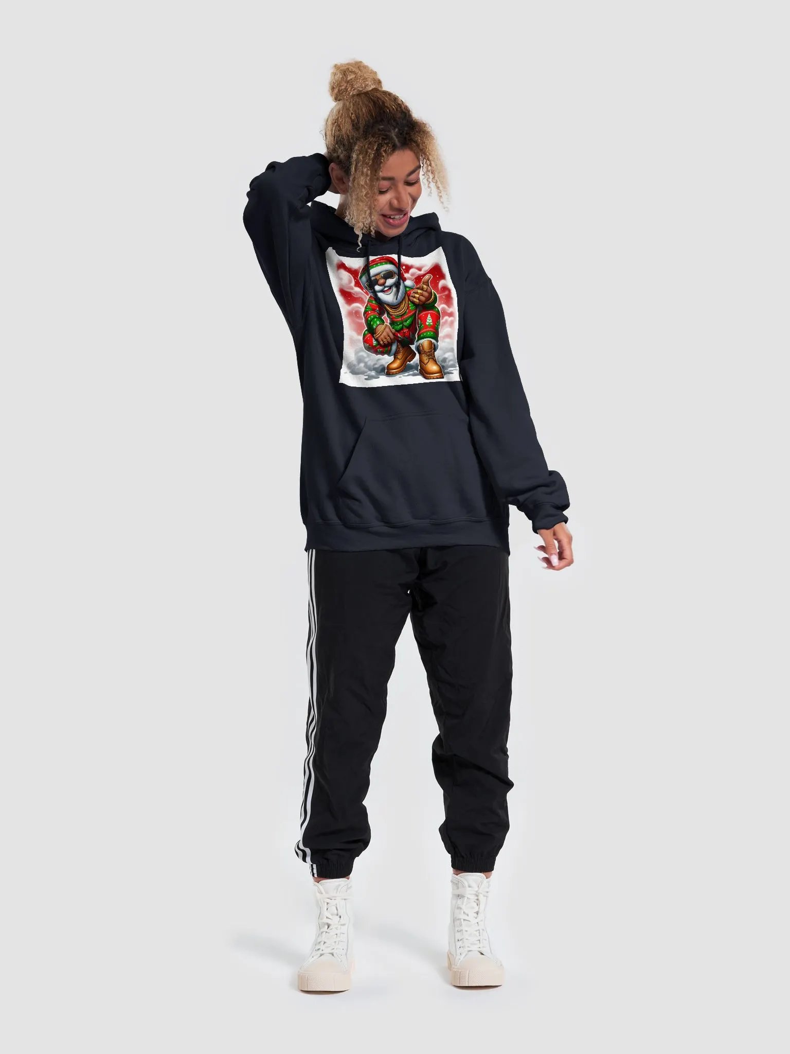 Festive Santa Claus Holiday Hoodie product image (38)