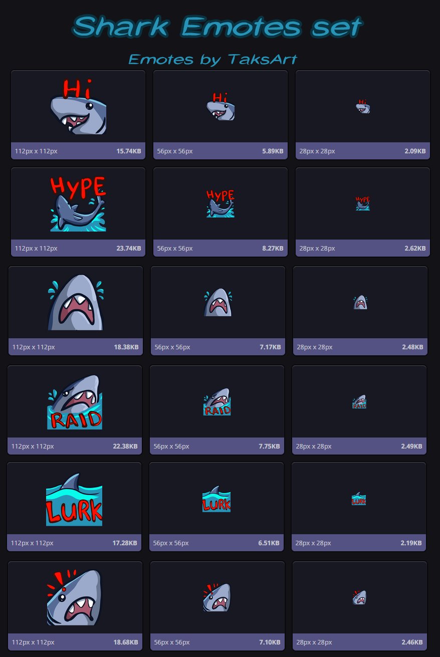 SHARKS - Emotes product image (2)