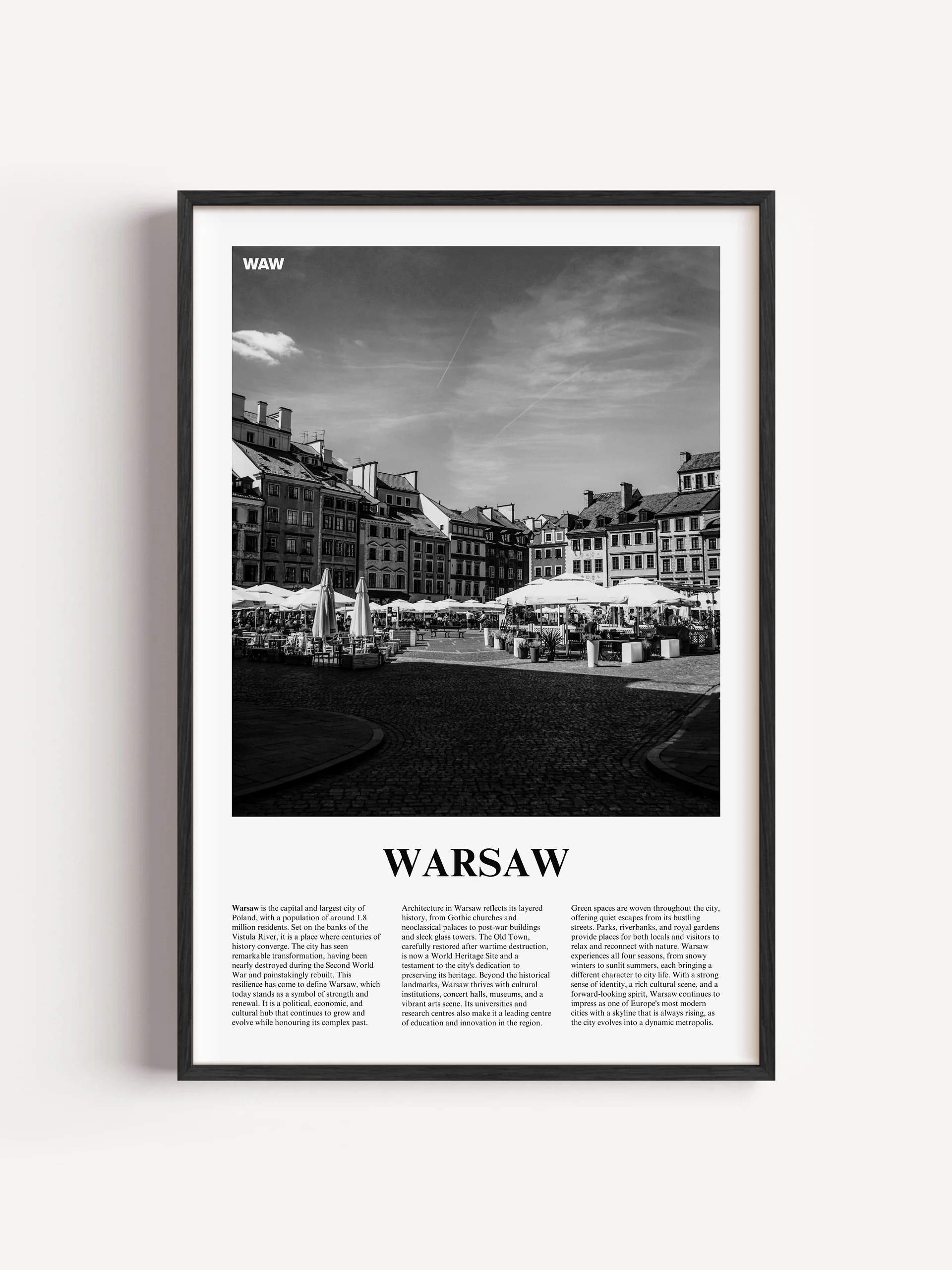 Warsaw 03 Newspaper Poster product image (1)
