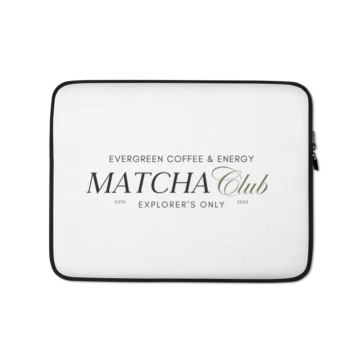 Matcha Club Laptop Case | Sip Society product image (1)