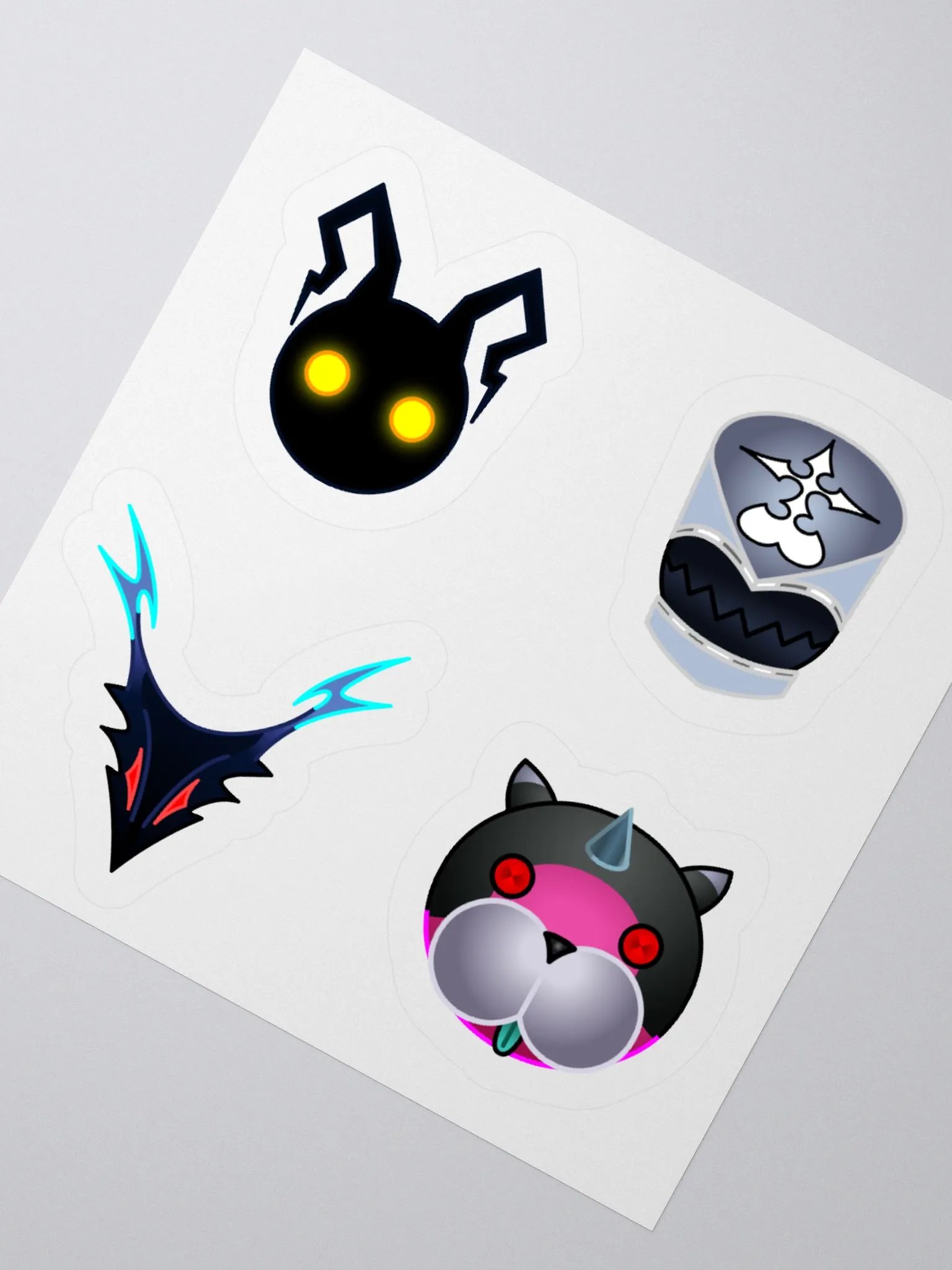 Kingdom Hearts Enemy Mascot Sticker Sheet product image (2)
