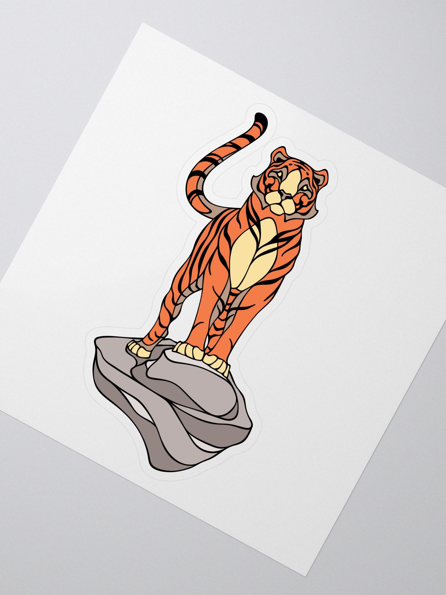 Siberian Tiger - Large Kiss Cut Sticker product image (2)