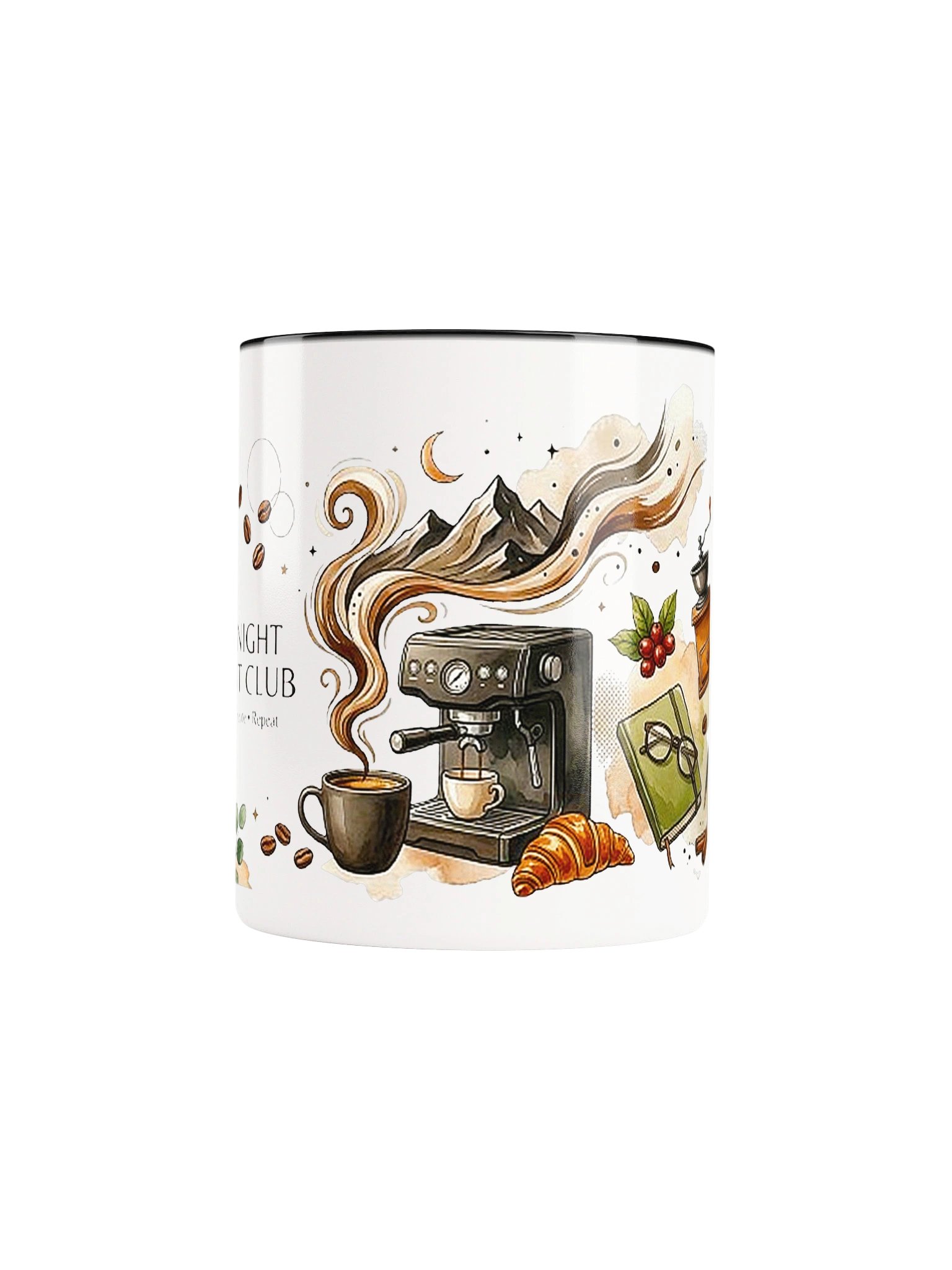Midnight Roast Club Aesthetic Coffee Lover Accent Mug product image (88)